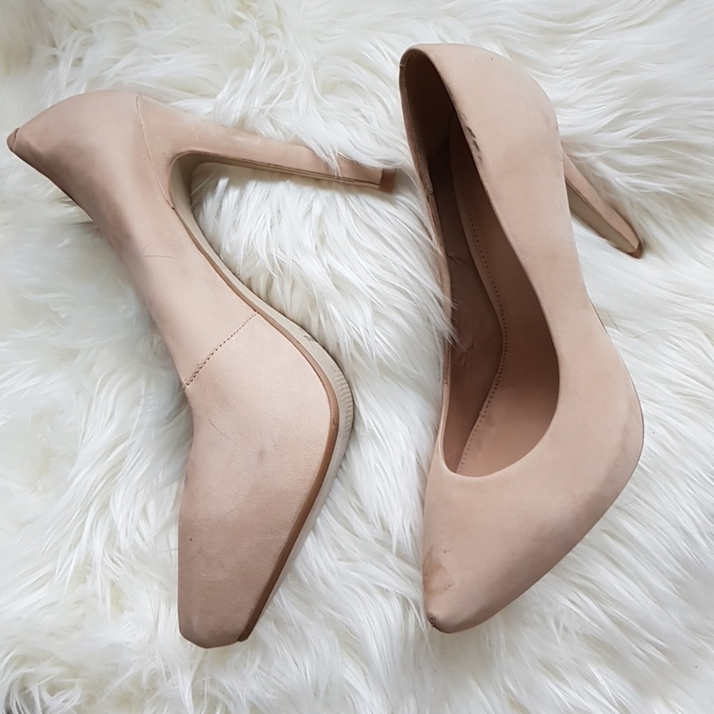 Topshop Platform Nude Heels - Picture 2 of 6
